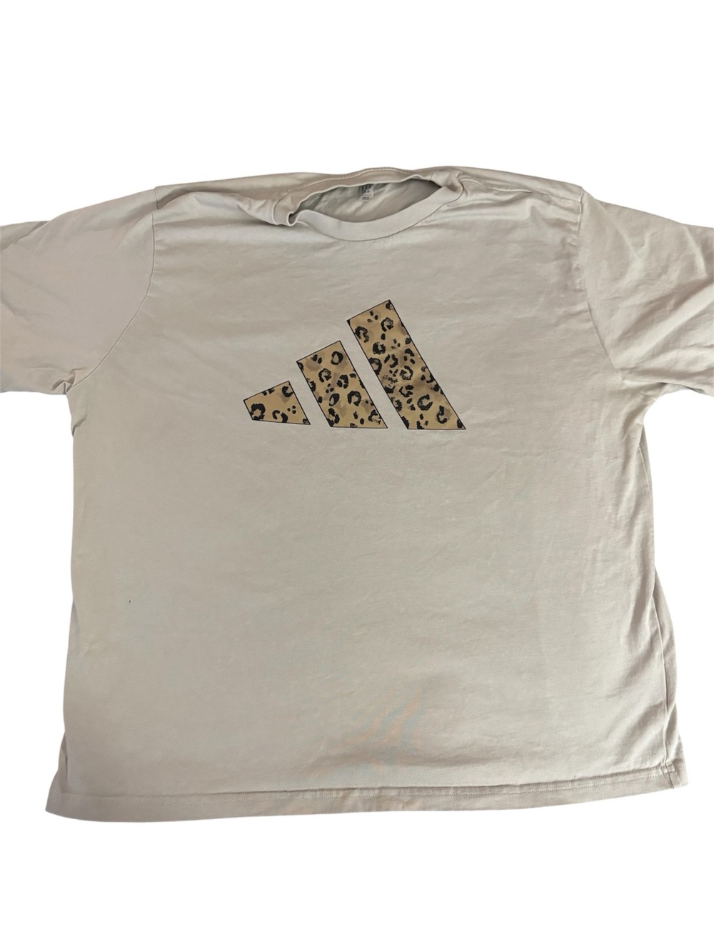 Adidas Women’s Leopard Logo Cream